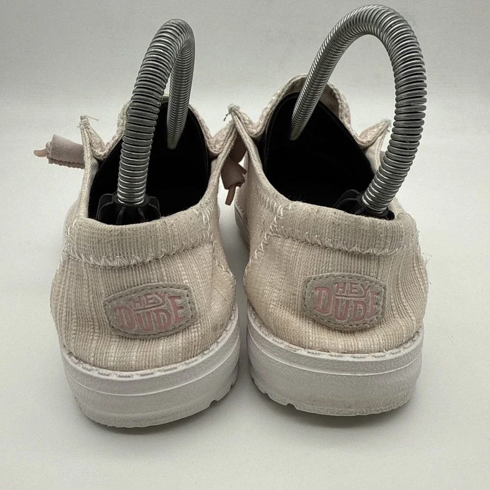 Hey Dude Wendy Star Pink Women's US Size 6 Slip On Comfort Shoes